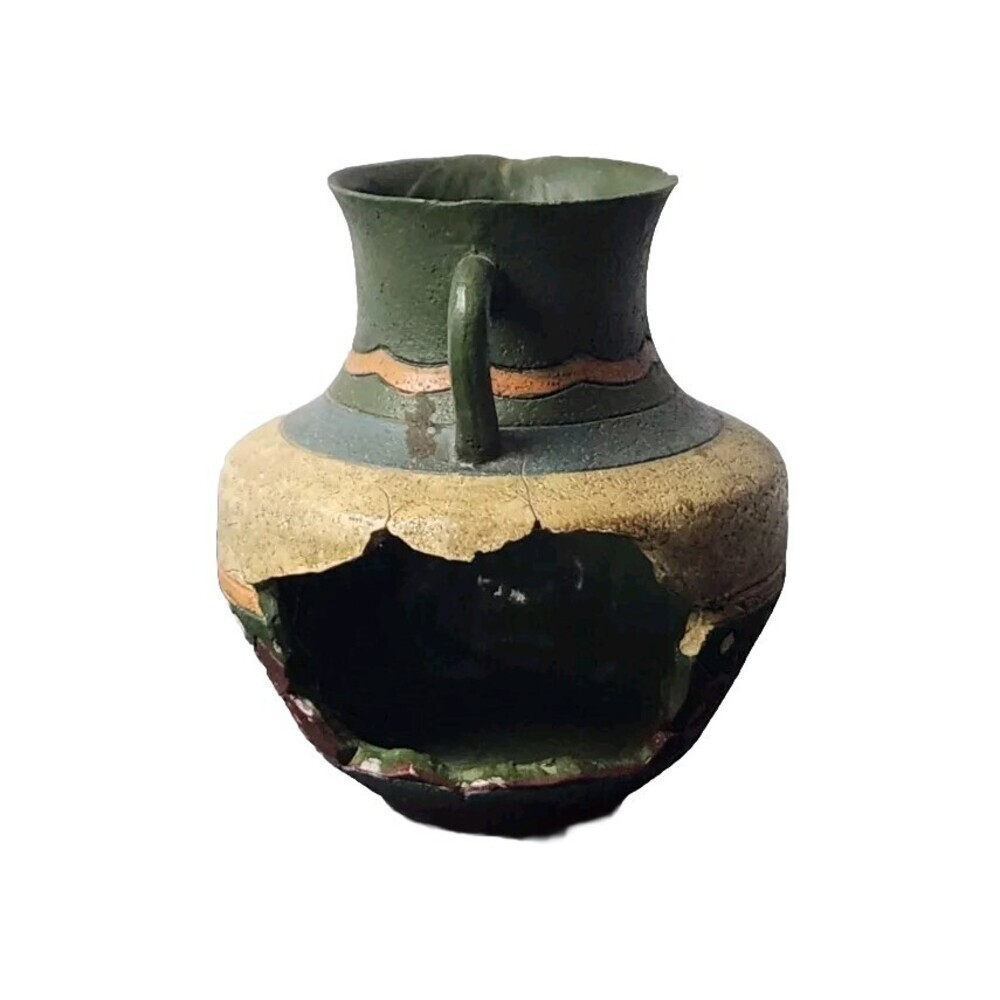 Southwestern Kokopelli Cracked Design Pitcher
